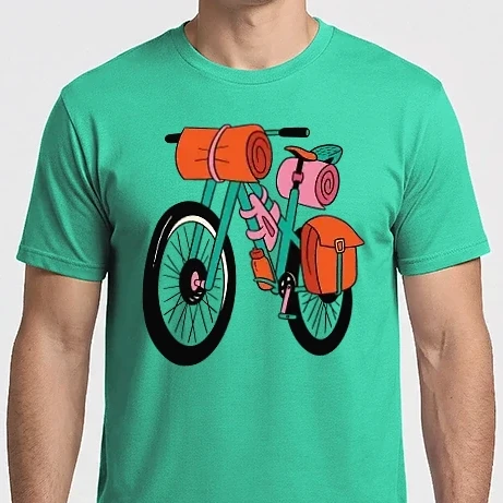 Férfi Imperial póló - Bicikli