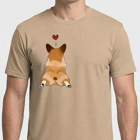 Férfi Imperial póló - Corgi ♥