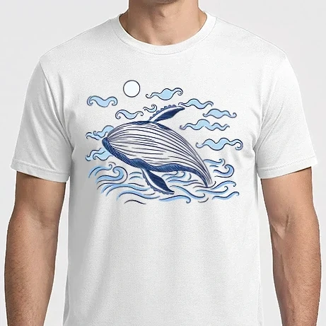 Férfi Imperial póló - Bálna