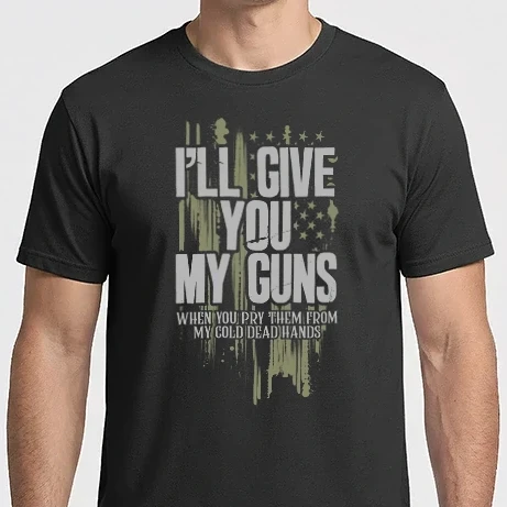 Férfi Imperial póló - I'll give you my guns