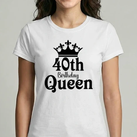 Női Imperial póló - 40th Birthday Queen
