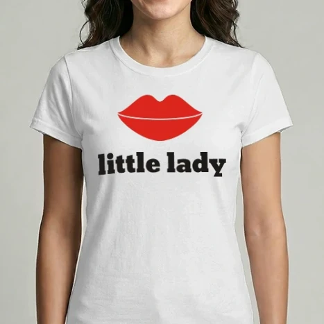 Női Imperial póló - Little lady, páros minta