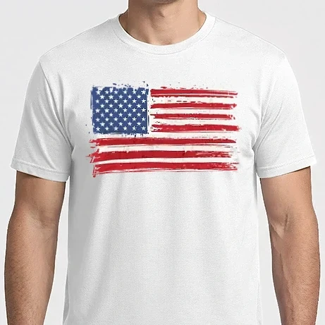 Férfi Imperial póló - Amerika zászló