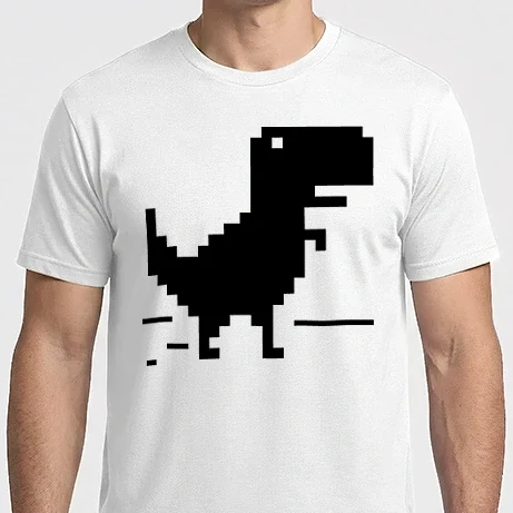 Férfi Imperial póló - Pixel dinó