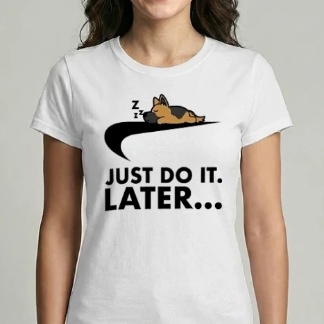 Női Imperial póló - Just do it German Shepherd
