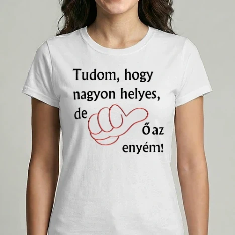 Női Imperial póló - Ő az enyém - páros (lány)