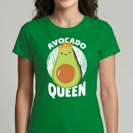 Női Imperial póló - Avocado Queen Avokádó királynő