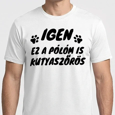 Férfi Imperial póló - Igen ez a pólóm is kutyaszőrös