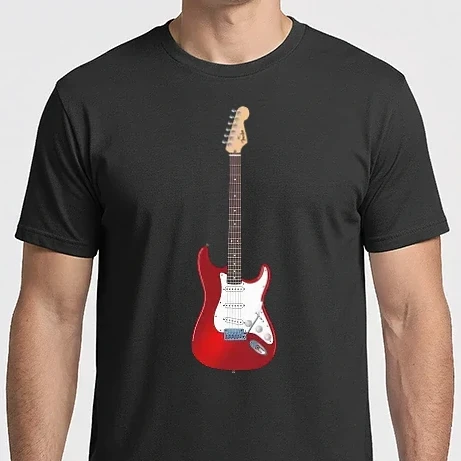 Férfi Imperial póló - Stratocaster gitár