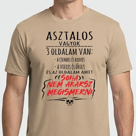 Férfi Imperial póló - 3 oldalam van - asztalos
