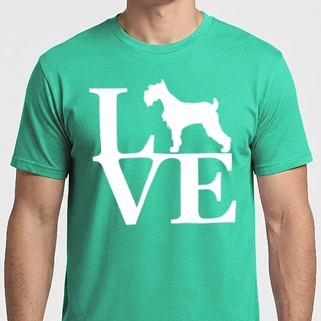 Férfi Imperial póló - Schnauzer love