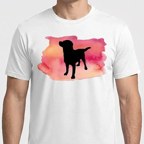 Férfi Imperial póló - Watercolor labrador