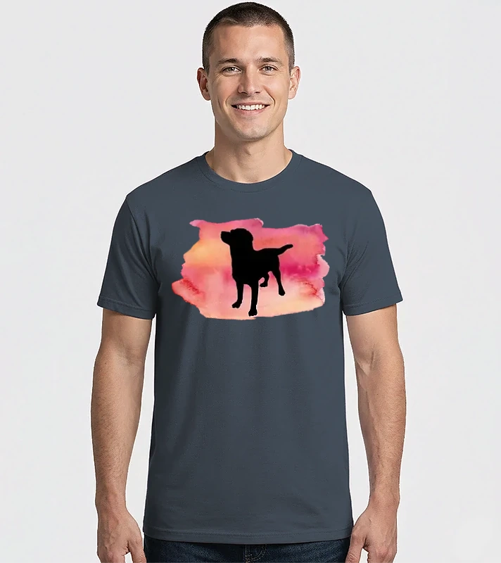 Watercolor labrador – Férfi Imperial póló