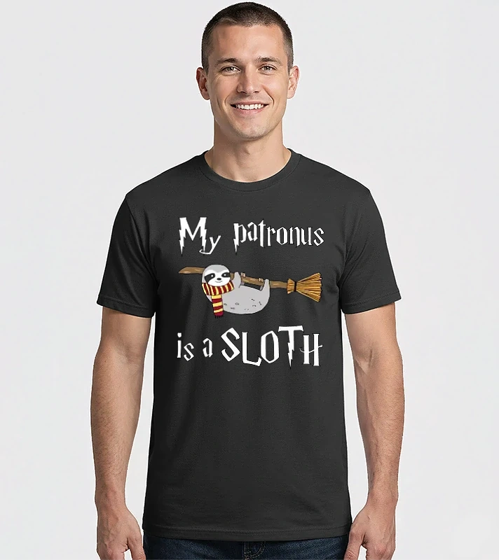 my patronus is a sloth – Férfi Imperial póló