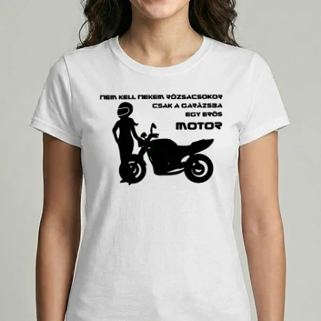 Női Imperial póló - Motoros lány