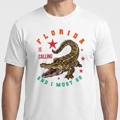 Férfi Imperial póló - FLORIDA is calling and I must go