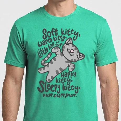 Férfi Imperial póló - Soft kitty ... The Big Bang Theory 