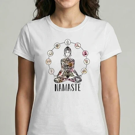 Női Imperial póló - Namaste - Yoga