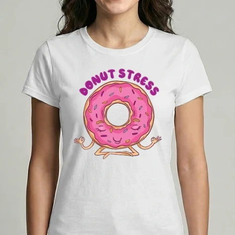 Női Imperial póló - Donut Stress Fánk