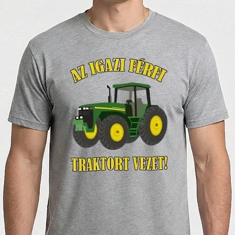 Férfi Imperial póló - Traktor sofőr