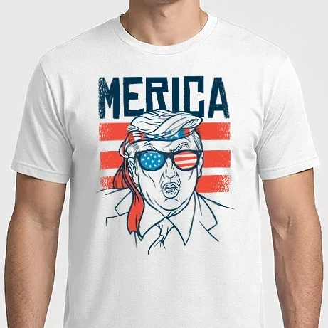 Férfi Imperial póló - Merica Trump 2020 Usa