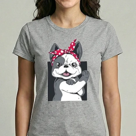Női Imperial póló - Francia Bulldog