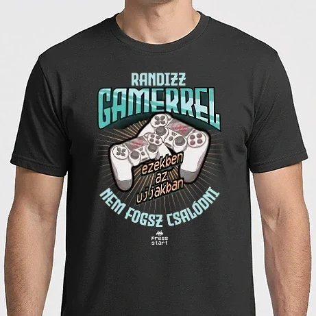 Férfi Imperial póló - Randizz gamerrel