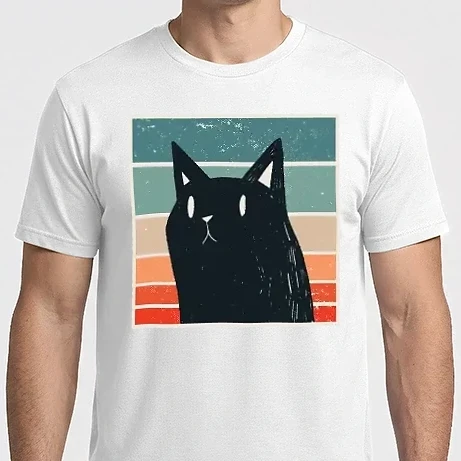 Férfi Imperial póló - Retro cica
