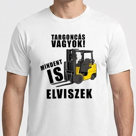 Férfi Imperial póló - Targoncás vagyok - Mindent IS elviszek!