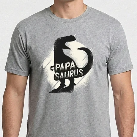 Férfi Imperial póló - Papasaurus Apás póló
