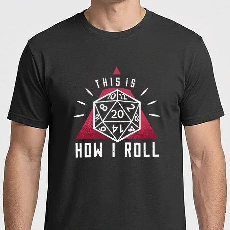 Férfi Imperial póló - This is how I Roll - Szerepjáték RPG