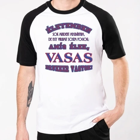 Férfi Baseballpóló - Vasas drukker