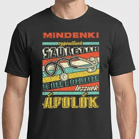 Férfi Imperial póló - RETRO mindenki egyenlőnek születik ÁPOLÓ