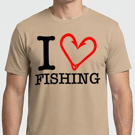 Férfi Imperial póló - I love fishing - Imádok horgászni