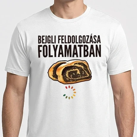 Férfi Imperial póló - bejgli feldolgozása folyamatban