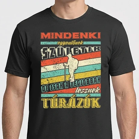 Férfi Imperial póló - Retro mindenki egyenlő túrázó  