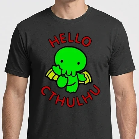 Férfi Imperial póló - Hello Cthulhu
