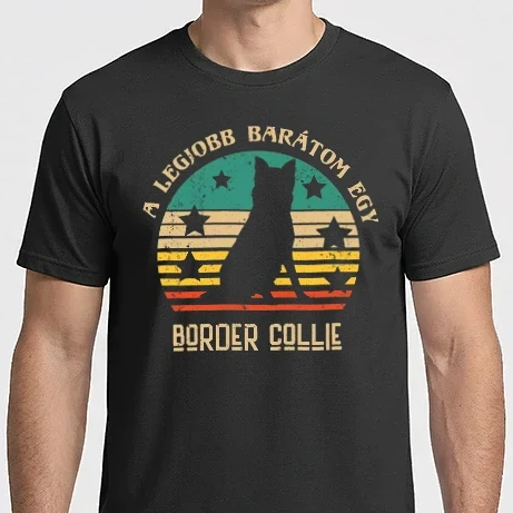 Férfi Imperial póló - Legjobb barátom egy border collie