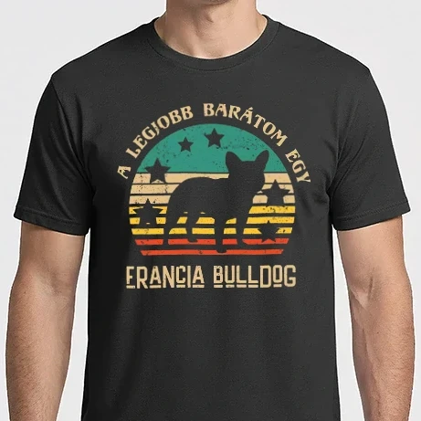 Férfi Imperial póló - Legjobb barátom egy francia bulldog