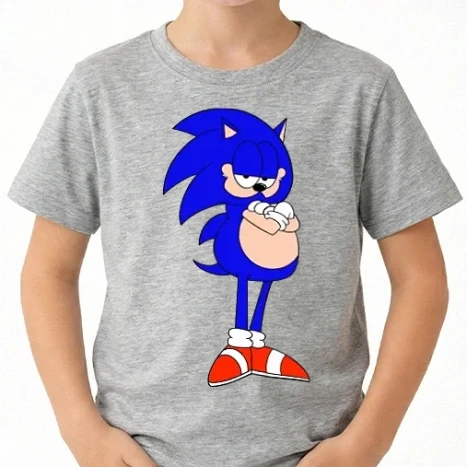 Uniszex gyerek Póló - SonicGarfield
