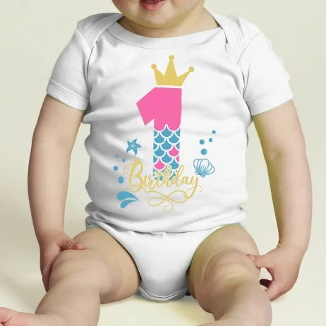 Baba body - Sellő szülinapi minta - 1