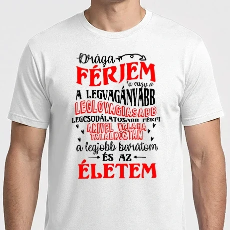 Férfi Imperial póló - Drága férjem