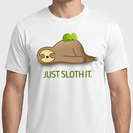 Férfi Imperial póló - Just Sloth it.