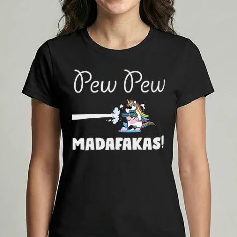 Női Imperial póló - Pew Pew Madafakas!