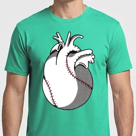 Férfi Imperial póló - Baseball Szív