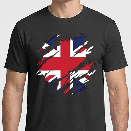 Férfi Imperial póló - Anglia UK Zászló