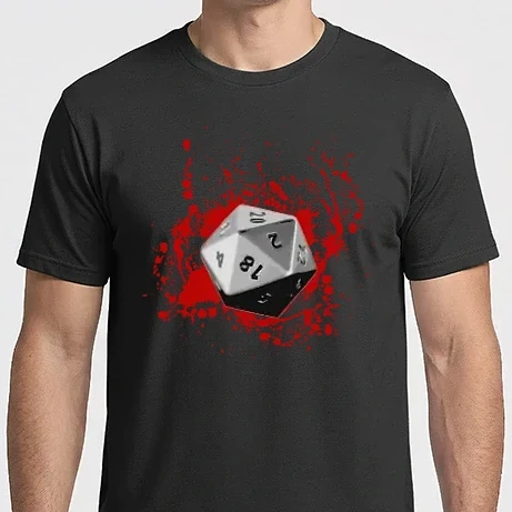 Férfi Imperial póló - Véres D20