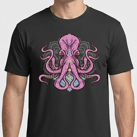 Férfi Imperial póló - Octopus Jóga