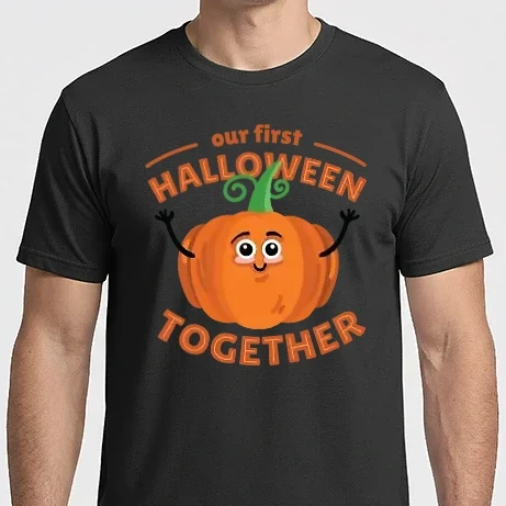 Férfi Imperial póló - Első közös Halloween-ünk