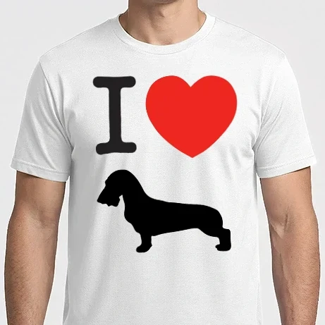 Férfi Imperial póló - Hosszú szőrű tacskó